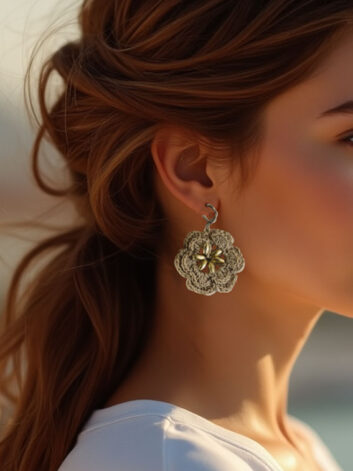 Aros Tejidos Modelo Begonia